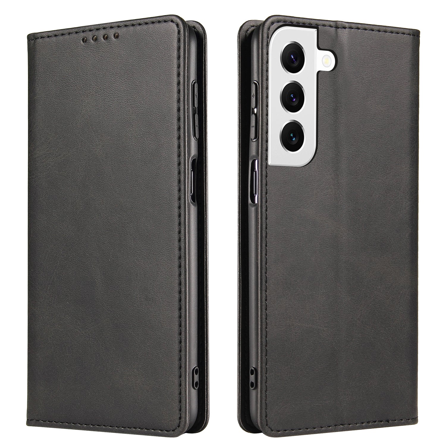 For Samsung Galaxy S23 Leather Cell Phone Case Stand Calf Texture Magnetic Closure Phone Cover with Wallet For Samsung Galaxy S23 Leather Cell Phone Case Stand Calf Texture Magnetic Closure Phone Cover with Wallet